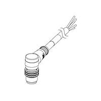 Molex 1200658726 Sensor Cables / Actuator Cables Male 90 3 Pole 10 m