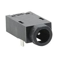 Same Sky (formerly CUI Devices) PJ-041-SMT-TR Jacks power jack, 0.65 x 2.6 mm, horizontal, SMT, 0 switches, T&R package