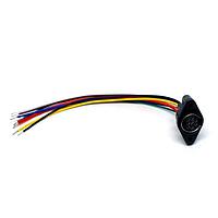 Kycon KMDPLX-8S-100 Connectors 8P SNAP AND LOCK SKT PNL MNT 100 WIRE