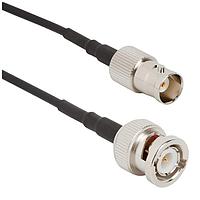 Amphenol RF 095-850-269M075 RF Cable Assemblies BNC Str Pl to BNC Str Jk RG-58 750mm