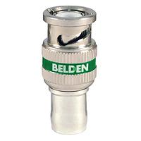 Belden 1694ABHD1 Connectors RG6 BNC HD 1 PIECE COMPRESN CONECTR GRN