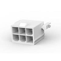 AMP Connectors - TE Connectivity 2029265-6 Headers 6P VRT HDR W/PGS GLOW WIRE