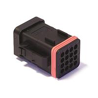 ITT Cannon 132015-0073 Plug Housing CTC 16-WAY PLUG BLACK, W/CAP
