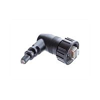 Amphenol LTW RDP-5SAMMM-SRM7B01 Cat 5e RJ, Large Size, Plastic, 1.5A, Cat 5e, Right Angle, Screw Thread, Overmolded, Length 1000mm, IP67 Mated