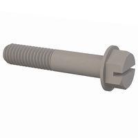 Essentra Components 32W37516200 Slotted Hex Washer Slotted Hex Washer Screw, 1/4-20 Thread, 2 Lg