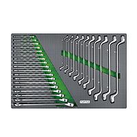 TOPTUL GED2814 Combination & Double Ring Wrench Set (28 pcs)