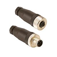 OMEGA M12-TT-S-M-FM Compensated Field Mountable M12 Thermocouple Connectors (T, M12 4 pin Male, Straight)