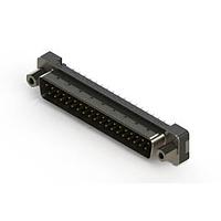 EDAC 627-037-320-213 D-Sub Connectors - Standard Density Vertical Plastic Body D-Sub Connector
