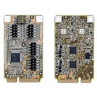 IEI Technology E-MPCIE-UART-KIT02-R10 RS-232/422/485 PCI Express Mini supports Dual RS-232/422/485 , 16 bit GPIO module, Full size, RoHs