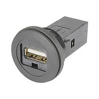HARTING 09454521903 Type A to Type A har-port USB 2.0 A-A PFT black