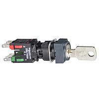 SCHNEIDER XB6CGC5B Keylock Switches SELECTOR SWITCH 240VAC 1.5A XB6