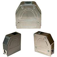 NorComp 955-009-010R011 Strain Relief Backshell 9P 180/30D Qk Lock Black Plastic