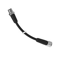 Banner Engineering MQDEC-WDSS-412SS Sensor Cables / Actuator Cables Cordset: Double Ended M12; 4-pin Straight Female; 4-pin Straight Male; 3.66 m 4x22 Black PVC Jacket; PVC Black; 316 Stainless Steel Coupling Nuts