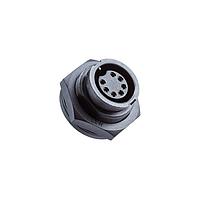 Amphenol LTW CD-09PMFP-LC7001 Standard Circular Connector Ceres, Middle Size, Plastic, 5A, 09 pins, Male Connector, Female Contact, Circular, 2 Points Lock, PCB 180, Receptacle, IP67