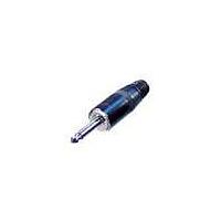 REAN NYS225B Phone Connectors 1/4" MONO BLACK REAN