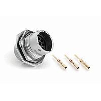 Amphenol SINE Systems RT002235SNH03 Standard Circular Connector Wall Mtg Recpt, Socket with silicone seal