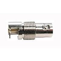 Bomar 361V504ET Connectors BNC V-BITE, 50, THREADED, TFE/GOLD