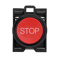 Eaton M22S-D-R-GB0 Pushbutton Operators NON-ILL MOM PB BLK-BZL FLSH RED ETCHED