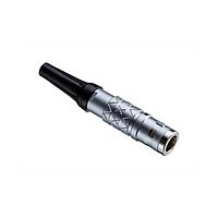 Amphenol LTW SLKC-06FGMS-GCP-225 Circular Push Pull Connectors FLOS+, K Series C Size, Metal, 7A, 06 pins, Male Connector, Male Contact, Straight, Push Pull, Solder, Field Installable, F5.8 - F6.1mm, IP68