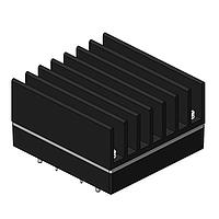 Cincon M-C308 Heat Sink Kit DC/DC Converter Heat Sink Kit, Longitudinal Fins, Half Brick (Includes: 1 Heatsink / 4 Screws / 4 Washers / 1 Thermal Pad)