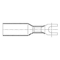 Raychem - TE Connectivity B-106-2402 Spade H/S-FORK 16-14 BLU #8