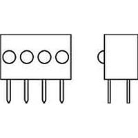 Dialight 555-4003F LED Circuit Board Indicators RED DIFFUSED 5 VOLT