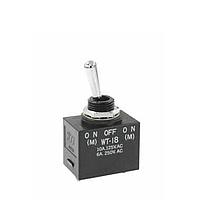 NKK Switches WT18S Environmentally Sealed Toggles (ON) OFF (ON) SPDT Solder Lug Pnel Mnt