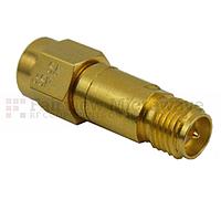 Fairview SA3SR-15 15 dB Fixed Attenuator SMA Reverse Polarity Male To SMA Reverse Polarity Female Up To 3 GHz Rated To 2 Watts With Brass Gold Body