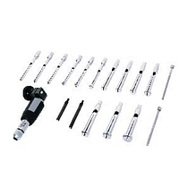 INSIZE 2421-12 Split Type Dial Bore Gage Set (7.7-12.5mm, 6)