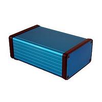 Hammond Manufacturing 1455K1201BU PC Board Metal End Panel/Blue 4.72 x 1.69 x 3.07"