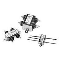 AMP Connectors - TE Connectivity 10EB3 Power Line Filters 10A WIRE LEADS FLANGE MOUNT