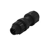 Wurth Elektronik 643711100008 Plugs WRCIRC M12  Screw  Coding A  FA Solder Field Attachable Solder Bucket Straight with Plastic Coupling Nut Male connector, polarity 8