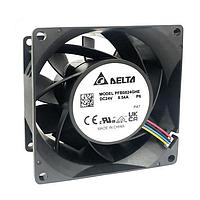 Delta Electronics, Inc. PFB0824GHEP6 Axial DC Axial Fan, 80x80x38mm, 24VDC, 86.44CFM, 10.8W, 55.5dBA, Tach/PWM, IP68