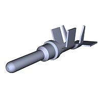 DEUTSCH - TE Connectivity 1060-12-0222 (Cut Strip) Contact SZ 12 STAMP CONT PIN CUT STRIP OF 100