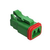 Amphenol SINE Systems AT06-2S-GRN 2-Way 2 Pin Plug