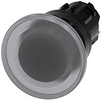 SIEMENS A6X30137327 Mushroom ILLUM. MUSHROOM PUSHBUTTON. 40MM. CLEAR