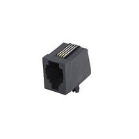 MH Connectors MHRJJ66NFRA Modular Connectors / Ethernet Connectors 6P6C SOCKET R ANGLE NO FLANG UNSHIELDED