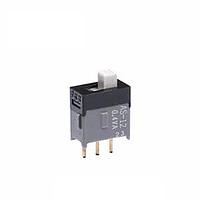 NKK Switches AS12AP Subminiature Slides SPDT ON-ON .098" STRAIGHT