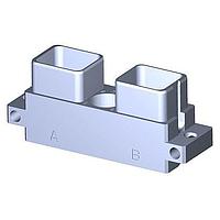 Amphenol Air LB France SIM2N43VG Modular Interconnect Systems Receptacle Short 2 Modules Metallic Standard Olive drab cadmium Polarization G Not mounted