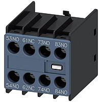 SIEMENS 3RH29111GA31 Electromechanical Contactors AUX. SWITCH 3NO+1NC FOR S00 SCREW