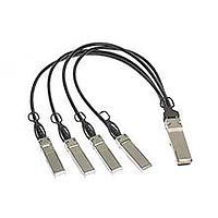 Molex 100345-1201 Ethernet Cables / Networking Cables zQSFP+ to 4zSFP+ 25G CBL 2m LGTH 30AWG