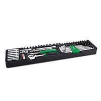 TOPTUL GM-5934 1/4" DR. Flank Socket Set (59 pcs; 12PT)