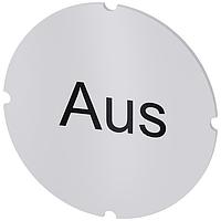 SIEMENS 3SU19000AB710AC0 Insert Label, Aus INSERT LABEL F. ILLUM PUSHBUTTON, AUS
