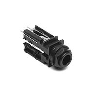 Amphenol Audio ACJS-PVB-3 Phone Connectors 1/4"VERT CHASIS CONN PLSTC MNT