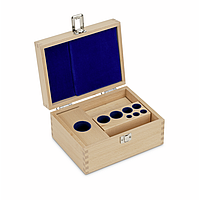 KERN 313-050-100 Wooden box for weight sets (Cylindrical/compact, 1 mg - 500 g)