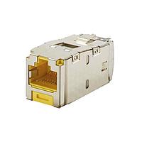 Panduit CJS688TGYLY Modular Minicom MOD, CAT6 Shielded, 8 pos