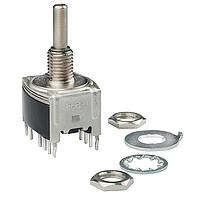 NKK Switches MRB24B Rotary Switches ON-ON-ON BRACKET PC NO KNOB