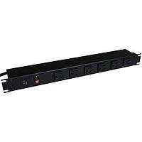 Hammond Manufacturing 1582H6D1BKRA Power Bars 90 DEG 6 OUTLET SWITCH 15' TW