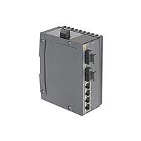 HARTING 24035042130 Unmanaged Ethernet Switches Ha-VIS eCon 3042GB-AD-PP - unmanaged switch with 4 Gigabit RJ45 (4PoE), 2 SC Duplex MM Fiber, with 24/54 V DC Voltage Transformer