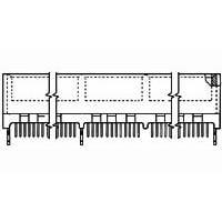 AMP Connectors - TE Connectivity 5145169-4 PCI Express / PCI Connectors CONNECTOR ASSEMBLY DUAL POSITIONS .050